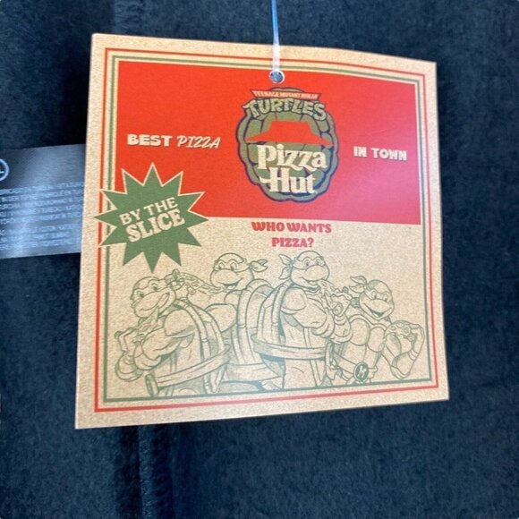 Primark X Pizza Hut Teenage Mutant Ninja Turtles Men's Black Sweat Shorts US 3XL - Picture 6 of 8